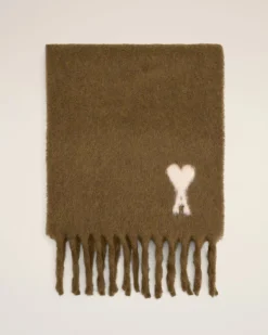 Echarpe Marron Ami De Coeur En Alpaga