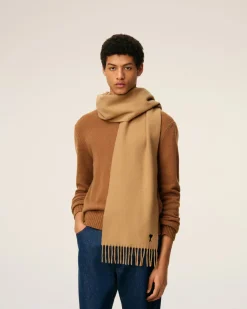 Echarpe Marron Ami De Coeur En Laine