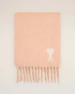 Echarpe Rose Ami De Coeur En Alpaga
