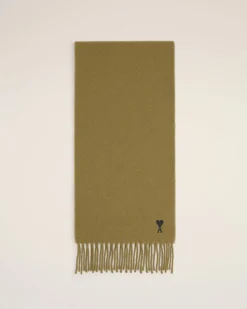 Echarpe Verte Ami De Coeur En Laine