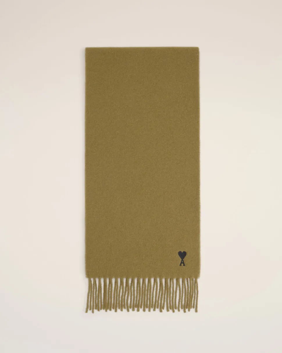 Echarpe Verte Ami De Coeur En Laine