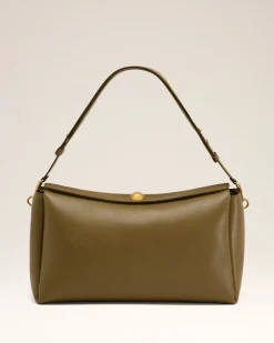 Grand Sac Kaki Carrousel En Cuir