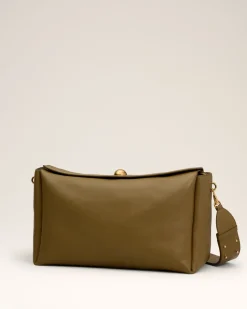 Grand Sac Kaki Carrousel En Cuir