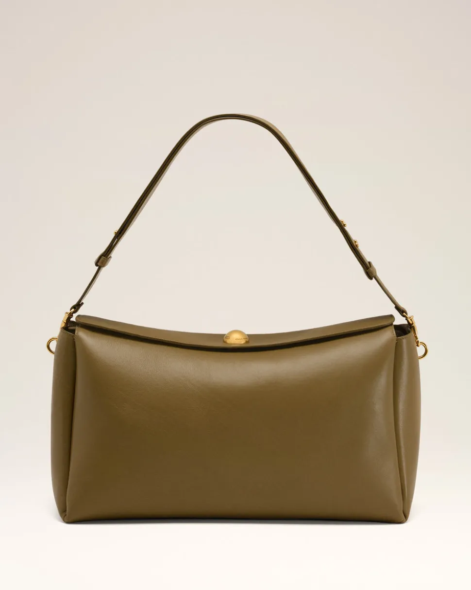 Grand Sac Kaki Carrousel En Cuir