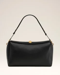 Grand Sac Noir Carrousel En Cuir