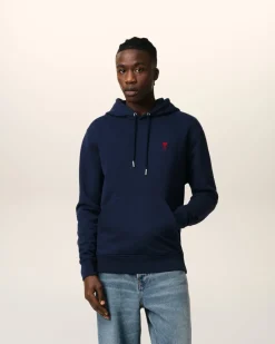 Hoodie Bleu Ami De Coeur En Coton Biologique