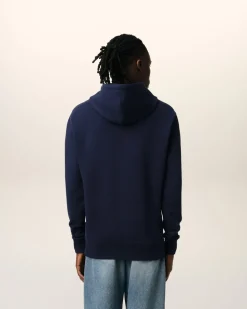 Hoodie Bleu Ami De Coeur En Coton Biologique