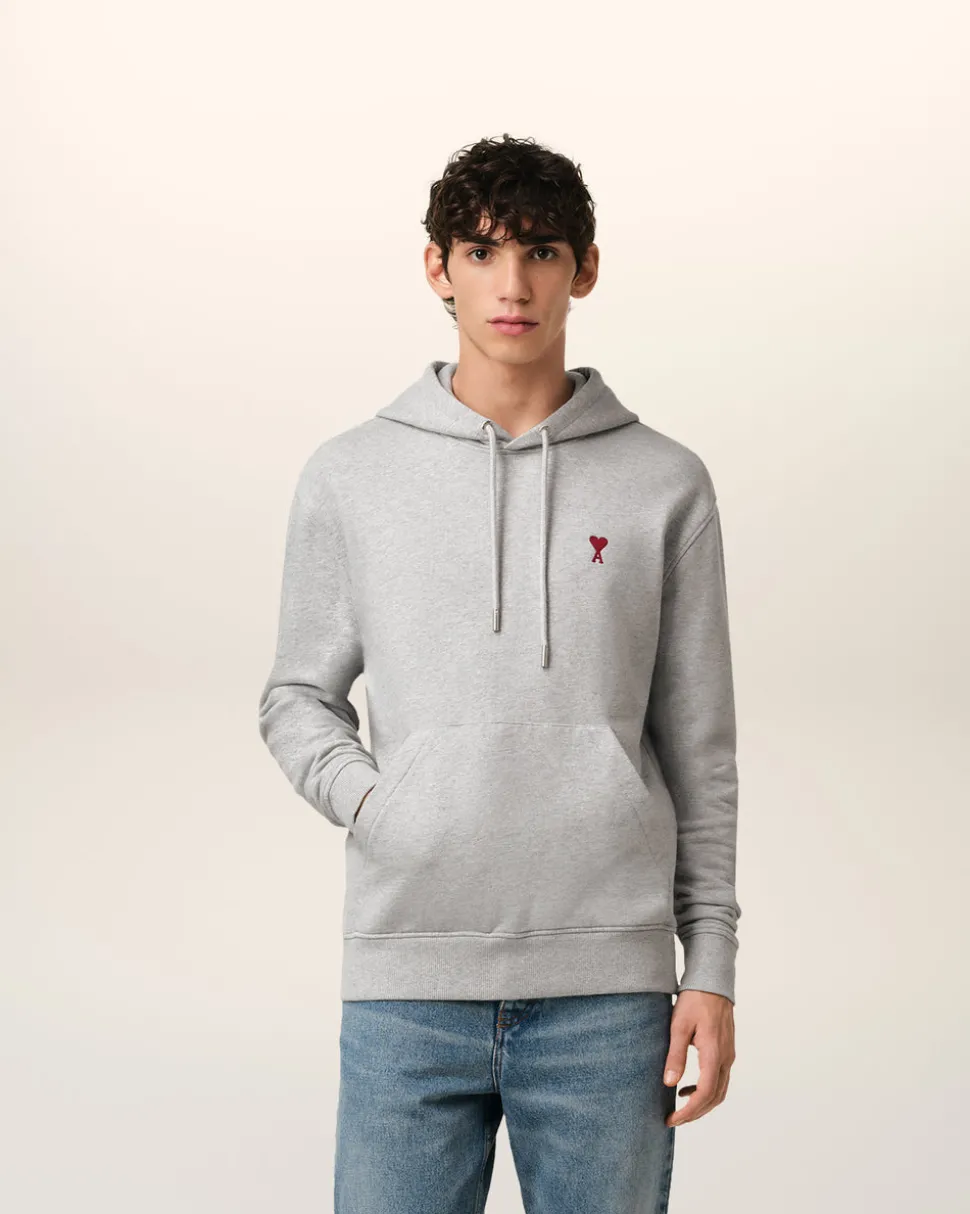 Hoodie Gris Ami de Coeur En Coton