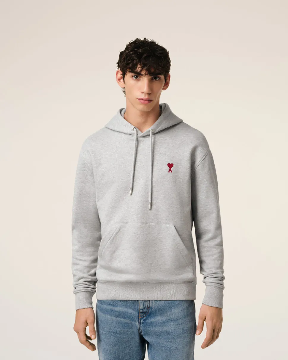 Hoodie Gris Ami de Coeur En Coton