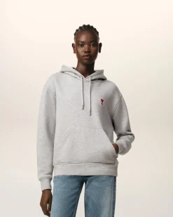 Hoodie Gris Ami de Coeur En Coton