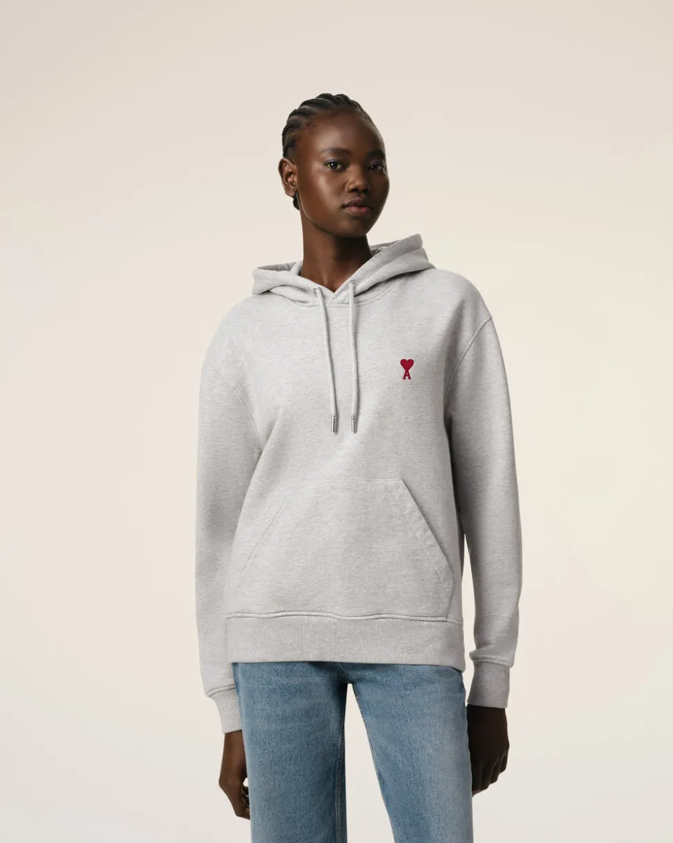 Hoodie Gris Ami de Coeur En Coton