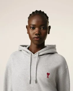 Hoodie Gris Ami de Coeur En Coton