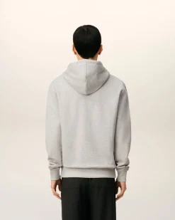 Hoodie Gris Zippé Ami De Coeur En Coton