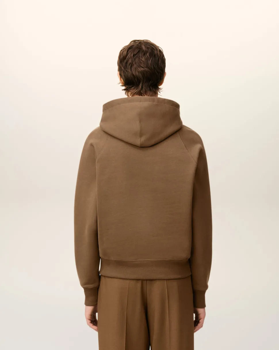 Hoodie Marron Ami De Coeur En Coton