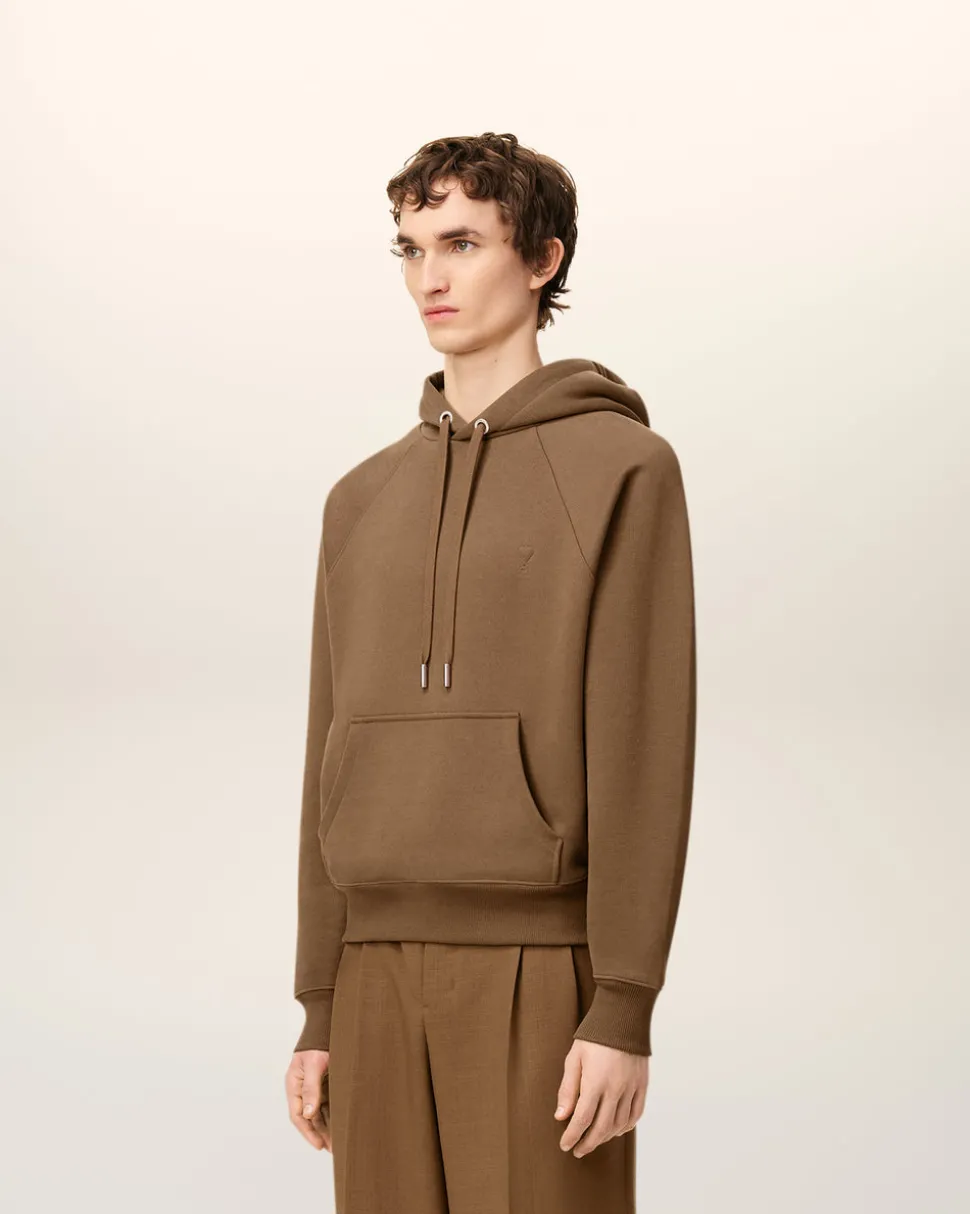 Hoodie Marron Ami De Coeur En Coton