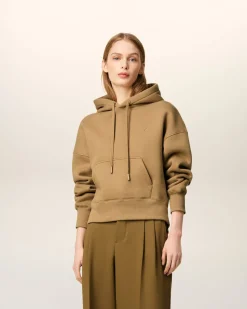Hoodie Marron Ami De Coeur En Coton