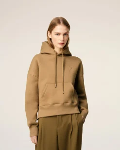 Hoodie Marron Ami De Coeur En Coton