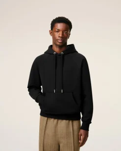 Hoodie Noir Ami De Coeur En Coton