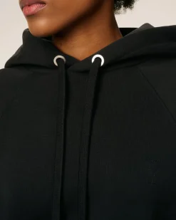 Hoodie Noir Ami De Coeur En Coton