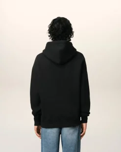 Hoodie Noir Ami de Coeur En Coton
