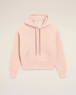 Hoodie Rose Ami De Coeur En Coton