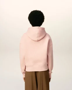 Hoodie Rose Ami De Coeur En Coton