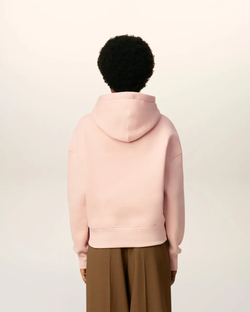 Hoodie Rose Ami De Coeur En Coton