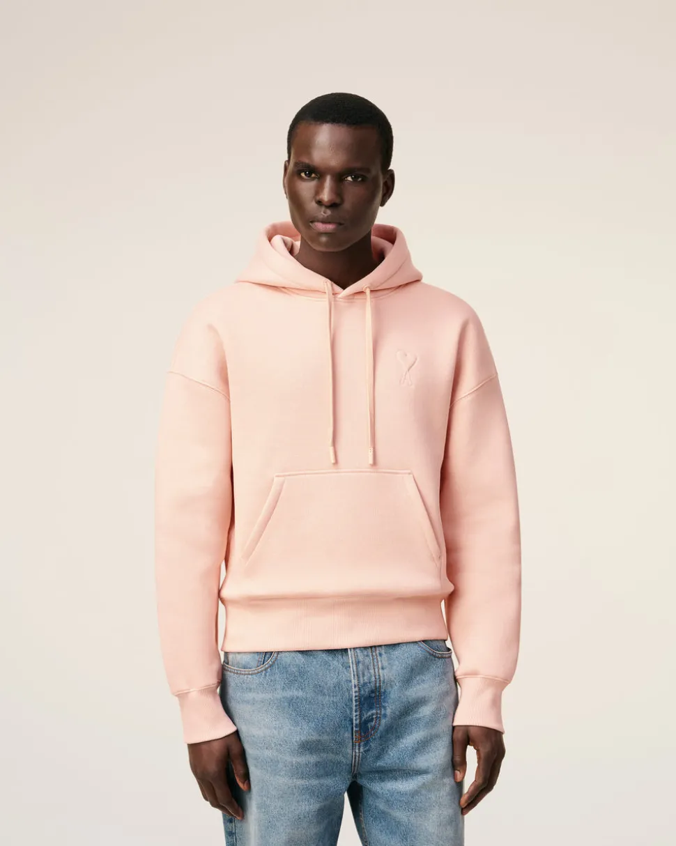 Hoodie Rose Ami De Coeur En Coton