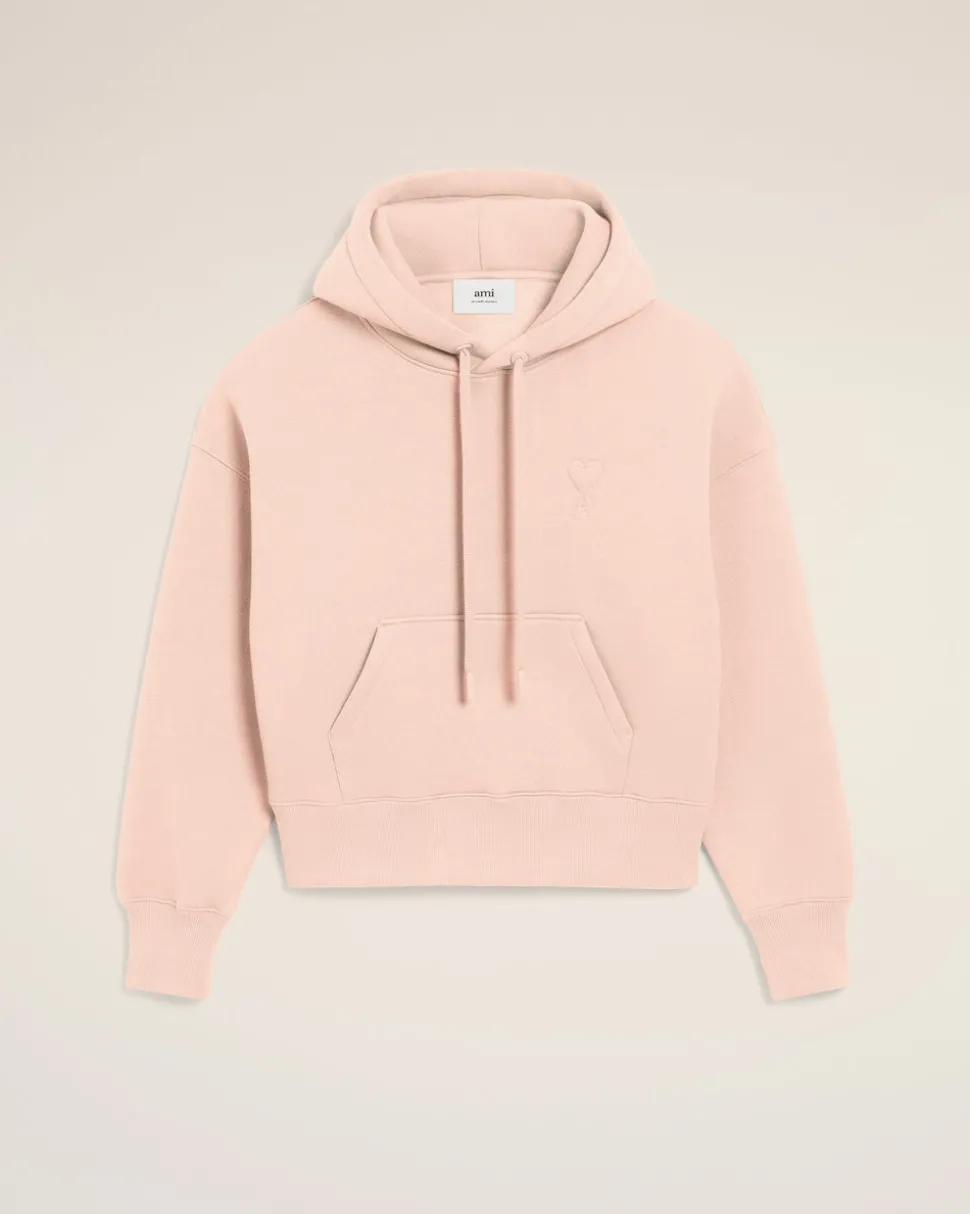 Hoodie Rose Ami De Coeur En Coton