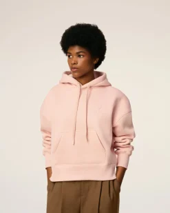 Hoodie Rose Ami De Coeur En Coton