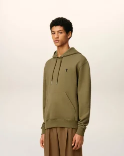 Hoodie Vert Ami De Coeur En Coton