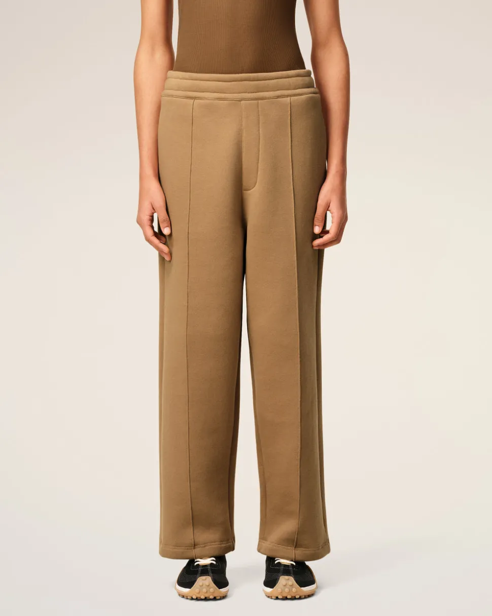 Jogging Marron Flare Ami De Coeur En Coton