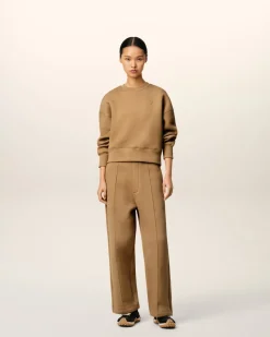 Jogging Marron Flare Ami De Coeur En Coton