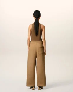 Jogging Marron Flare Ami De Coeur En Coton