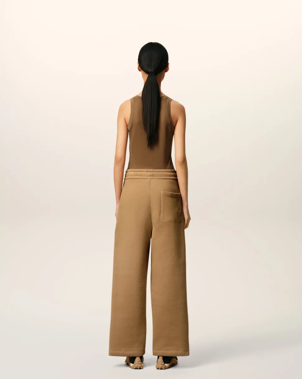 Jogging Marron Flare Ami De Coeur En Coton