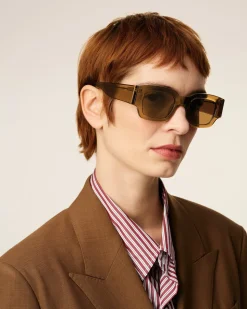 Lunettes De Soleil 75001 Marron En Acétate