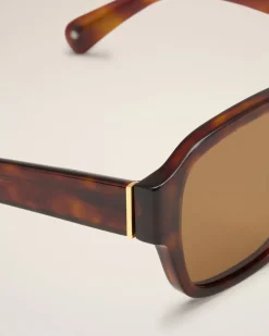 Lunettes De Soleil 75006 Marron En Acétate