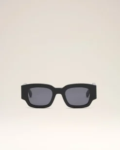 Lunettes De Soleil 75001 Noires En Acétate