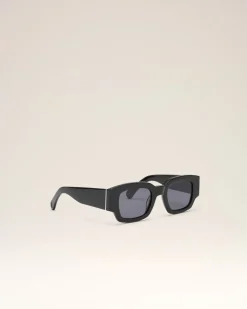 Lunettes De Soleil 75001 Noires En Acétate