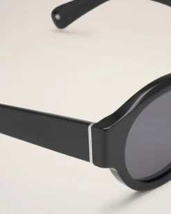 Lunettes De Soleil 75002 Noires En Acétate