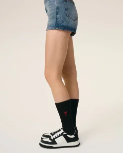 Pack Trois Chaussettes Tricolores En Coton