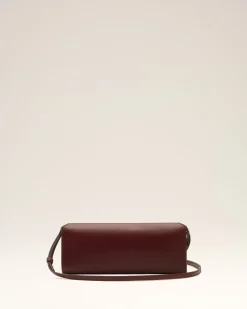 Pochette Bordeaux Mimi En Cuir Lisse
