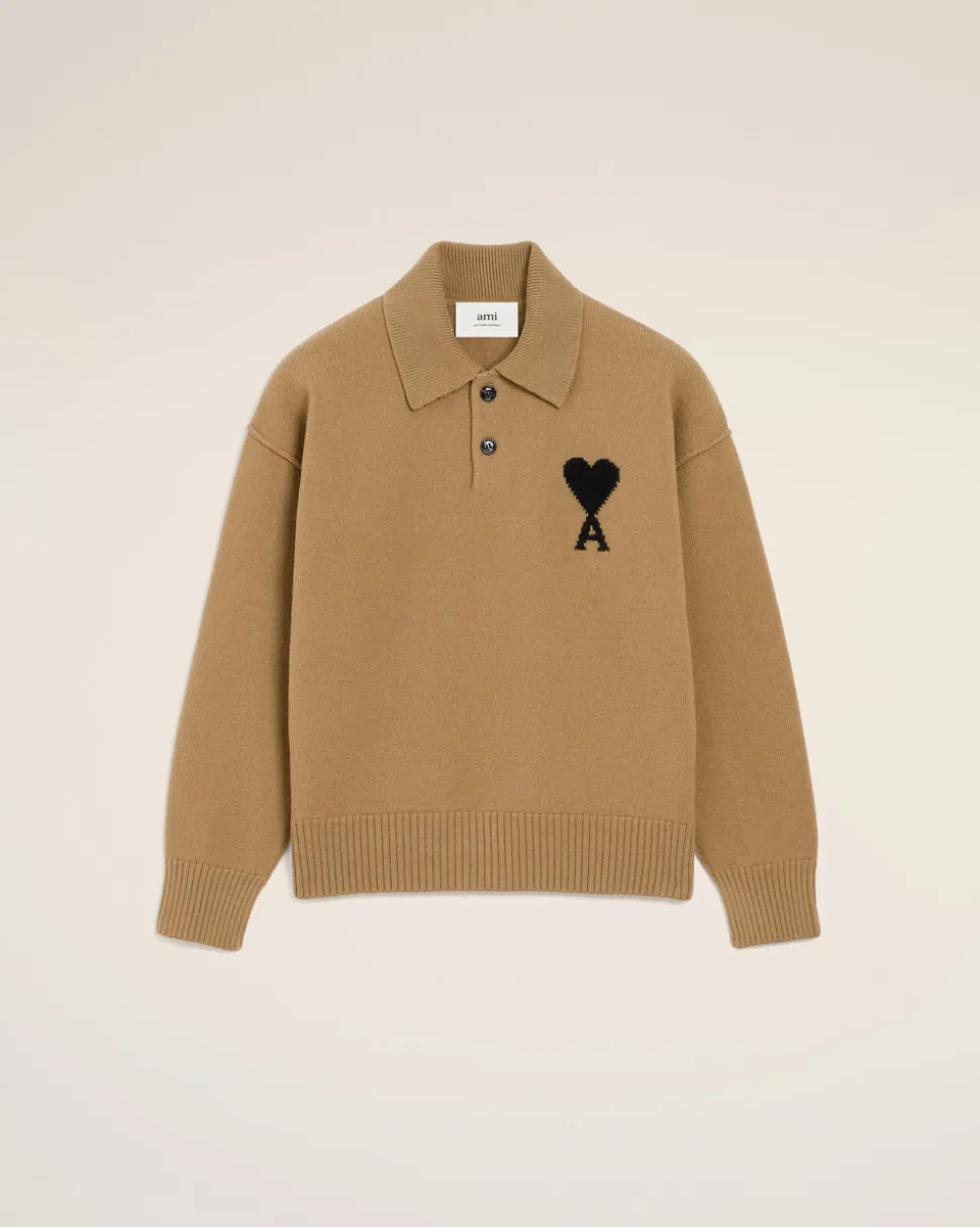 Polo Marron Ami De Coeur En Laine