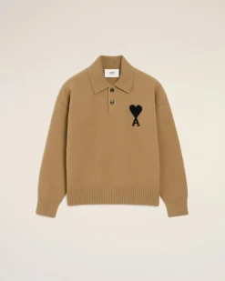 Polo Marron Ami De Coeur En Laine