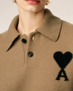 Polo Marron Ami De Coeur En Laine