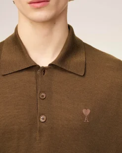 Polo Marron Ami De Coeur En Laine