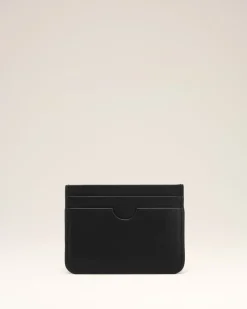 Porte Cartes Noir Ami De Coeur En Cuir Lisse