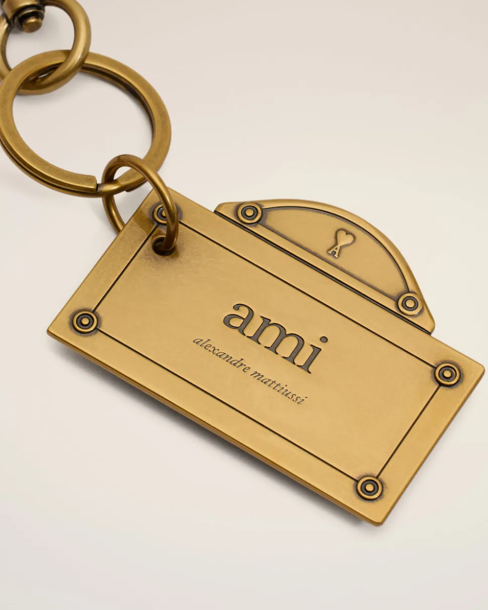 Porte Clés Or Plaque De Rue