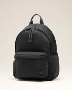 Sac A Dos Noir Marcel En Nylon Ouatiné