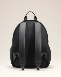 Sac A Dos Noir Marcel En Nylon Ouatiné